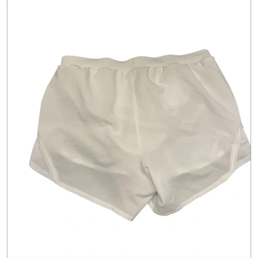 Under Armour White Athletic Shorts Lightweight Breathable - Picture 2 of 3